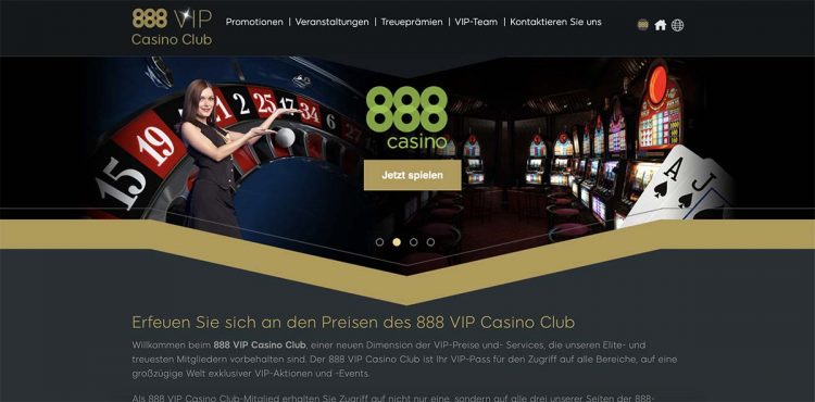 888 Casino VIP-Programm