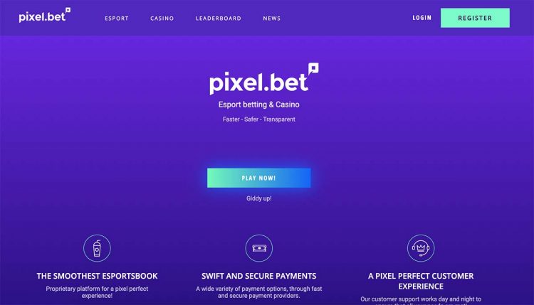 Pixel Bet Homepage