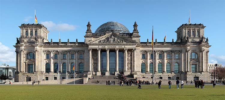 Deutscher Bundestag in Berlin