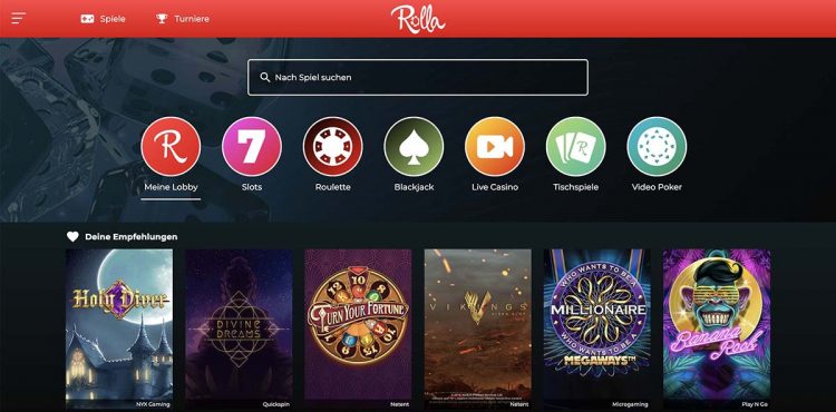 Rolla Casino Spiele