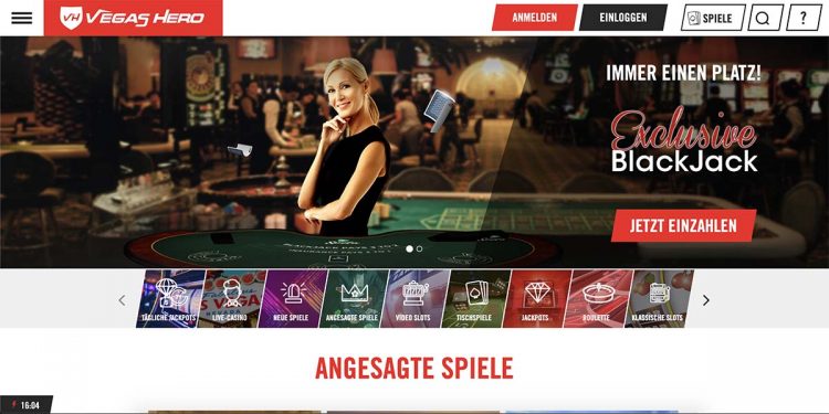 Vegas Hero Spieleangebot