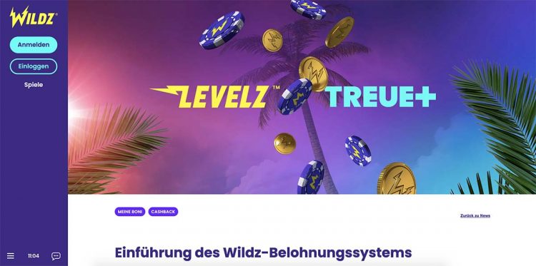 Treuemitglied im Wildz Casino