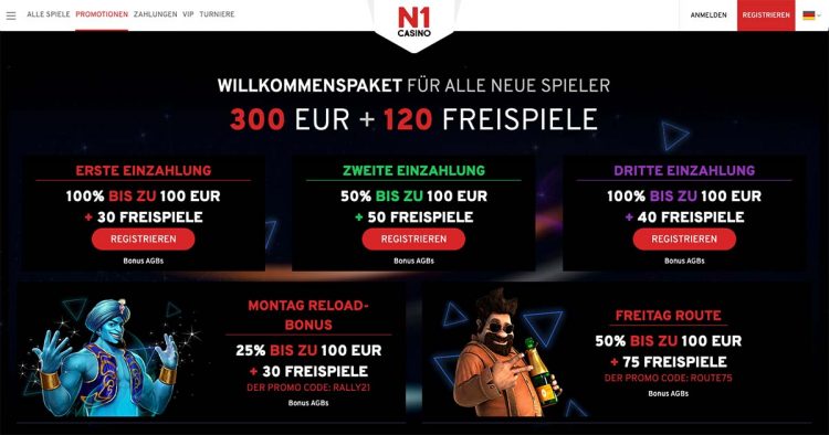 Bonus um N1 Casino