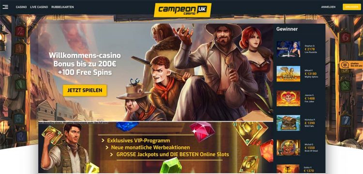 Campeon UK Casino in Deutschland