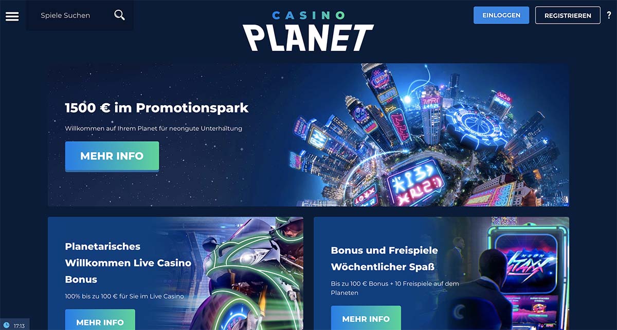 Boni und Aktionen im Casino Planet