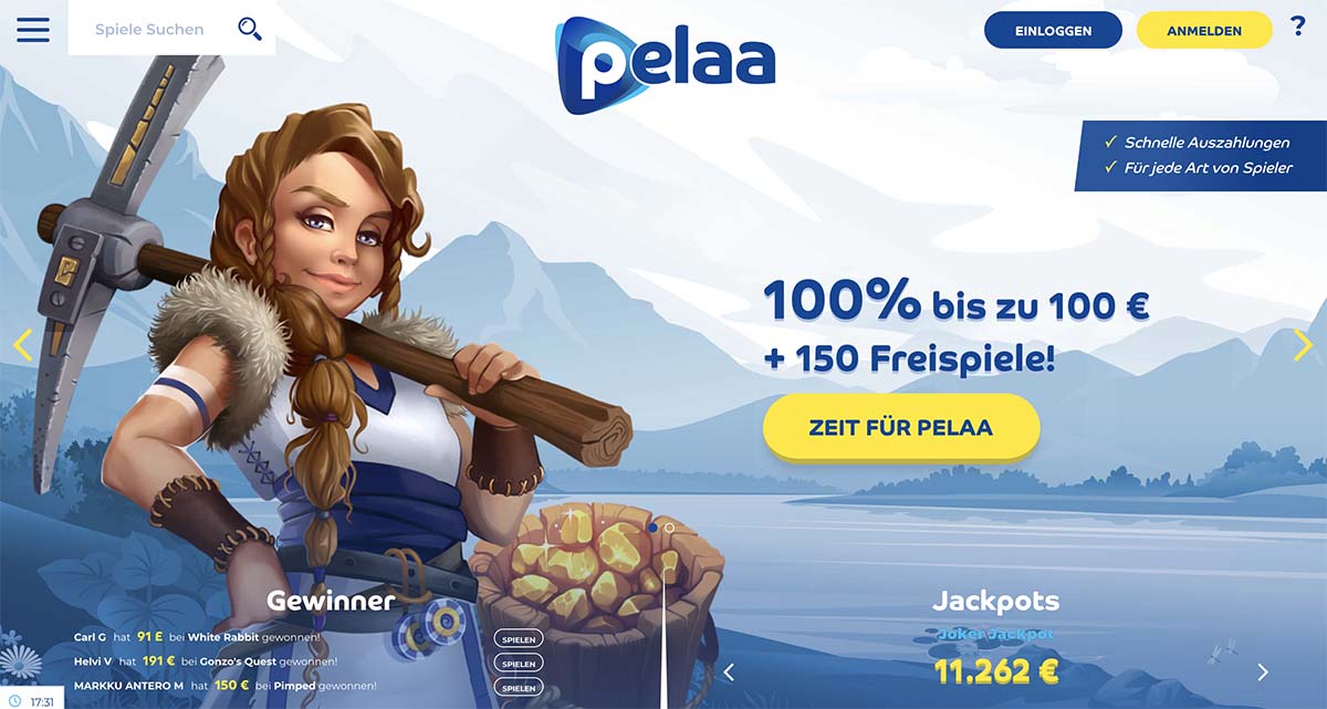 Pelaa Homepage