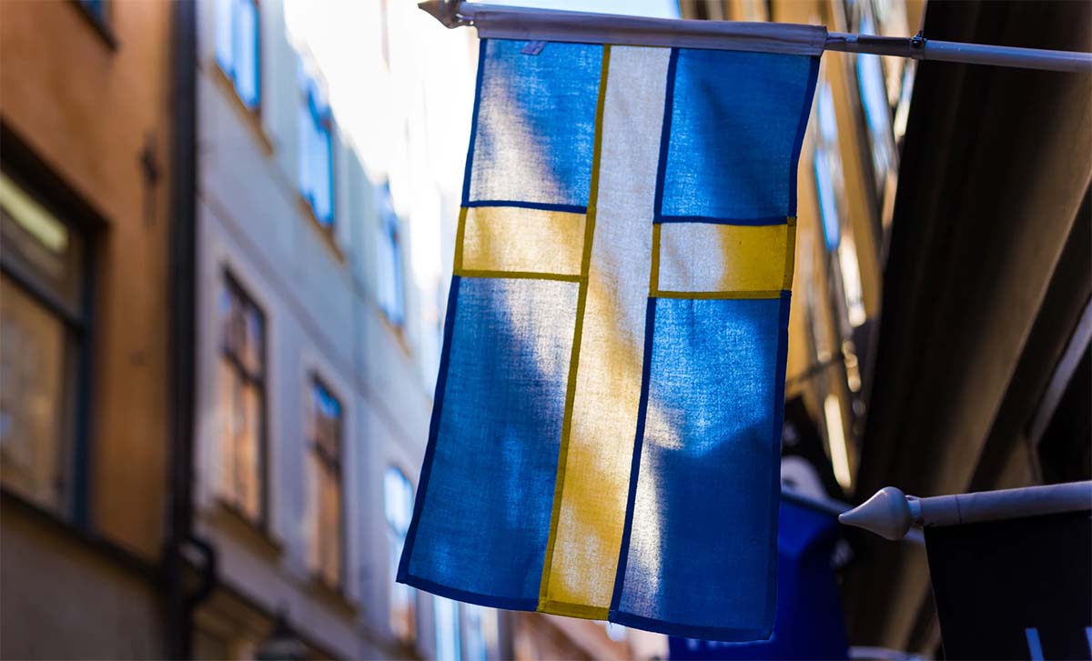 Die schwedische Flagge